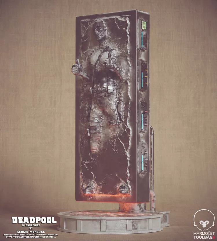 Deadpool Carbonite