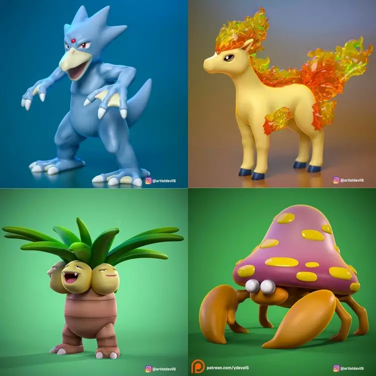Golduck, Exeggutor, Ponyta, and Parasect are all Pokémon - Nintendo