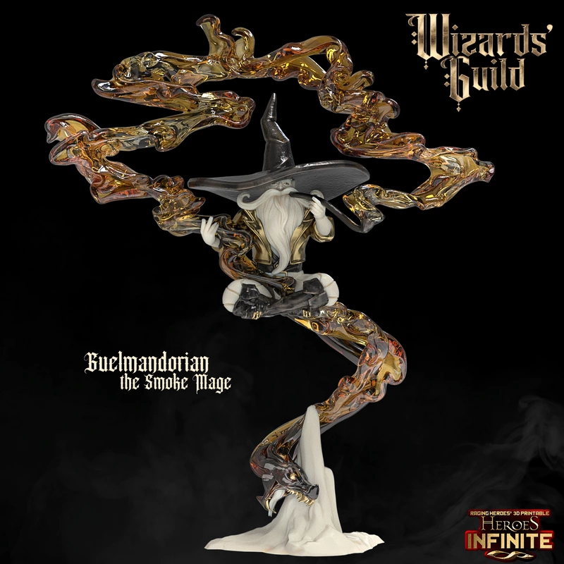 Guelmandorian, the Smoke Mage - Heroes Infinite - Wizard's Guild