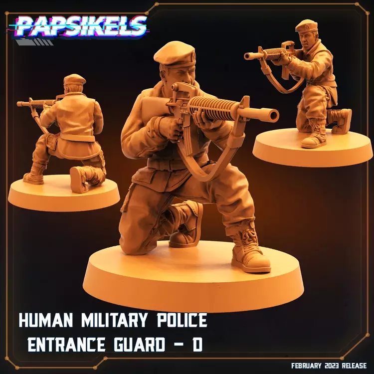 HUMAN MILITARY POLICE ENTRANCE GUARD D