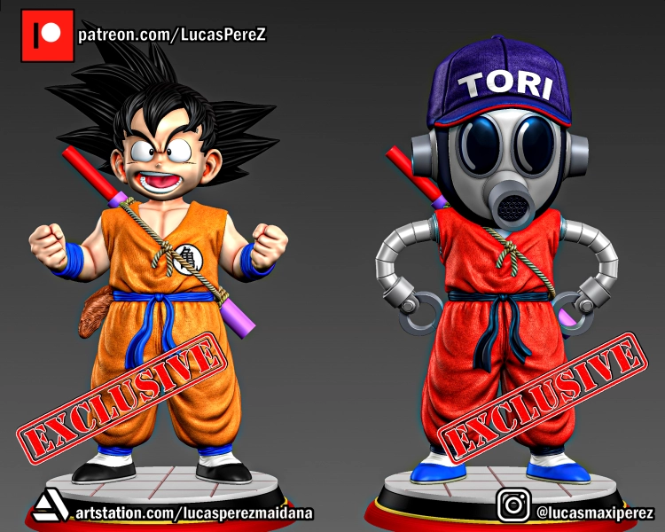 Kid Goku - Toribot - Dragon Ball
