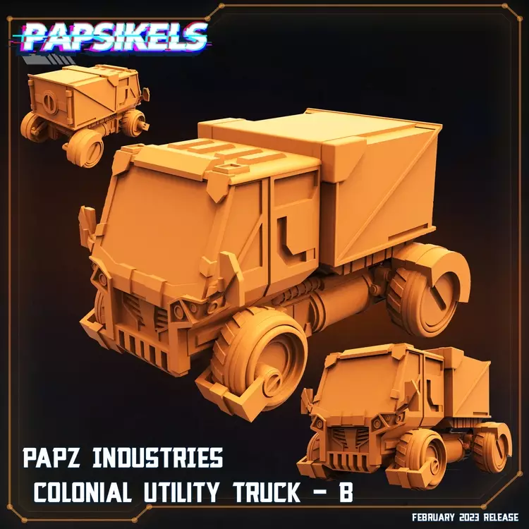 PAPZ INDUSTRIES COLONIAL UTILITY TRUCK B