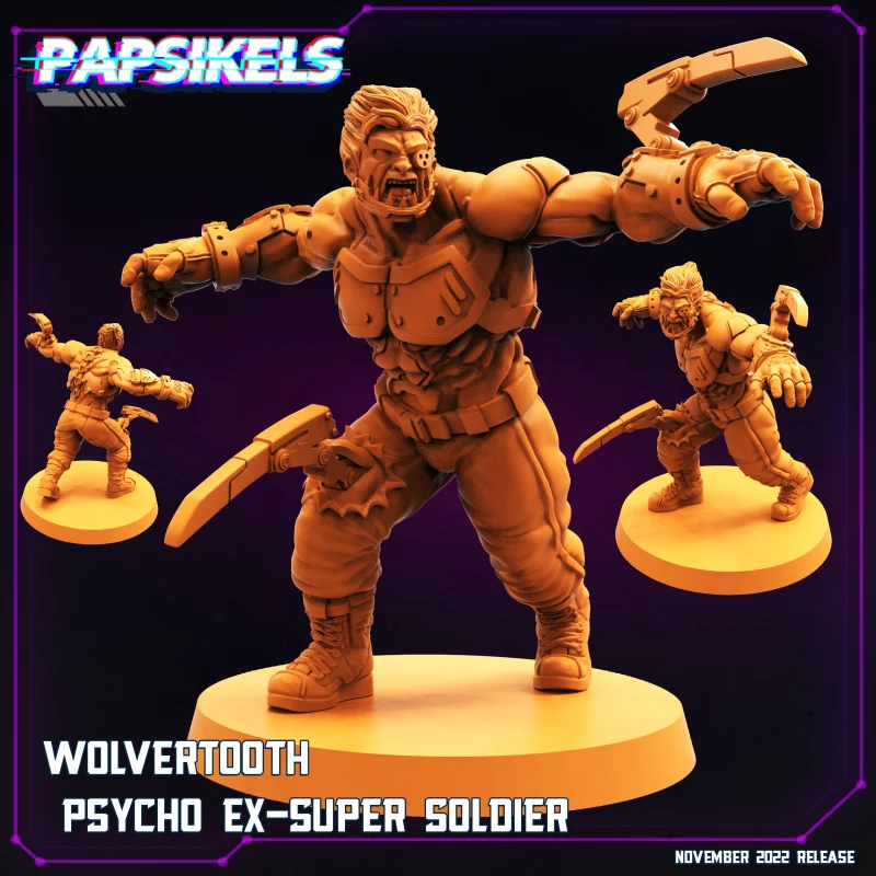 WOLVERTOOTH PSYCHO EX-SUPER SOLDIER