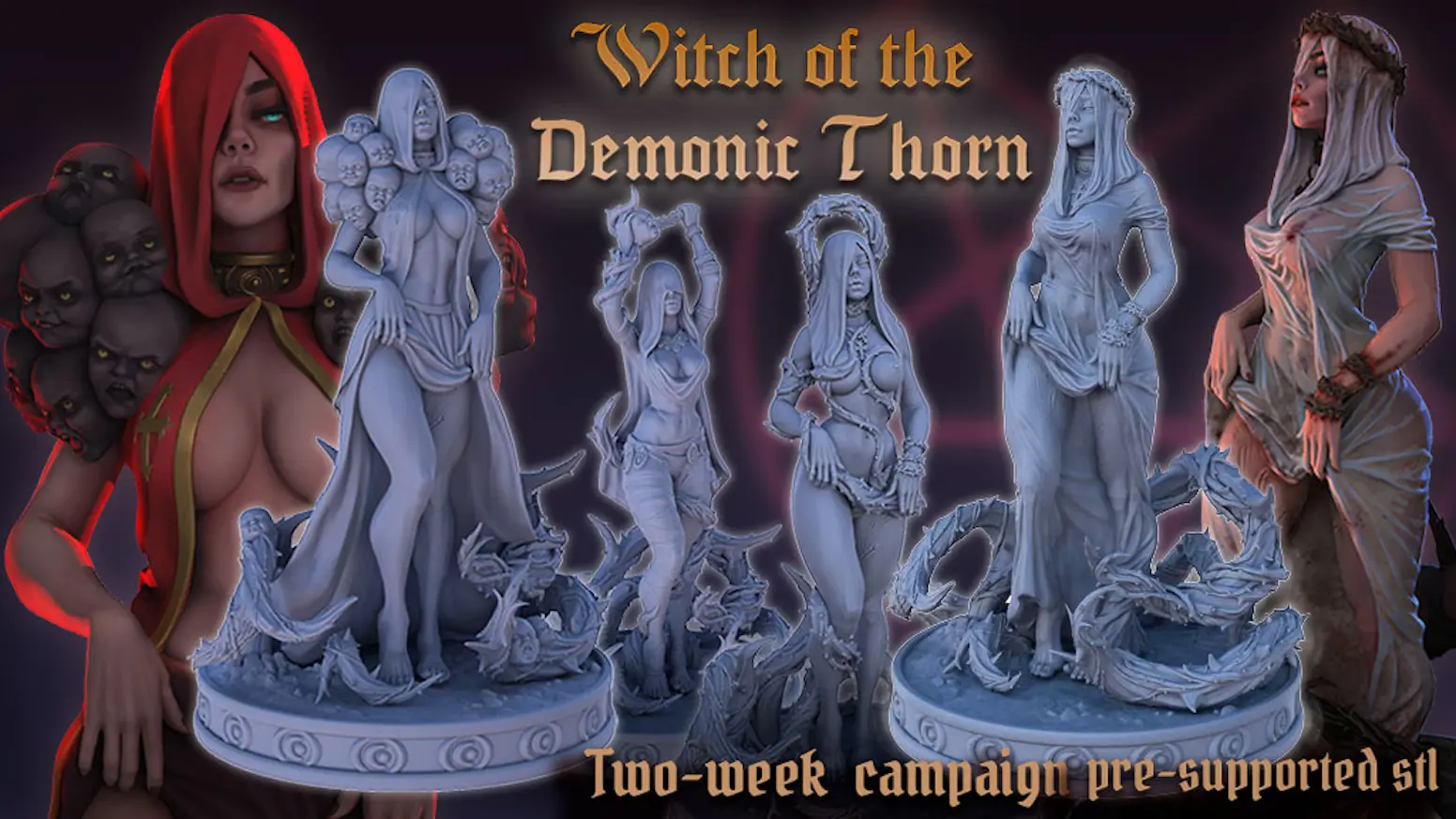 Witch of the Demonic Thorn Genshin Impactnbsp‣ AssetsFreecom