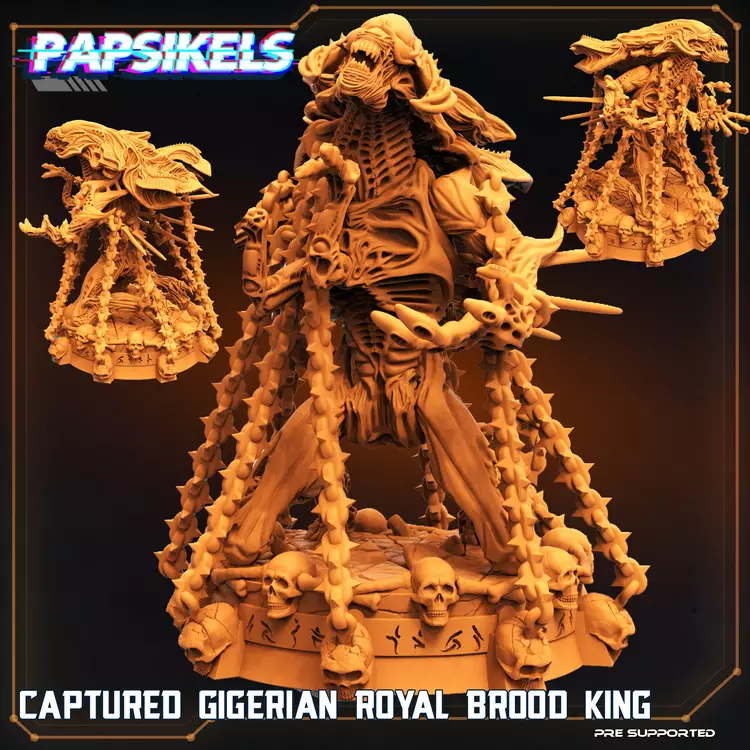 CAPTURED GIGERIAN ROYAL BROOD KING