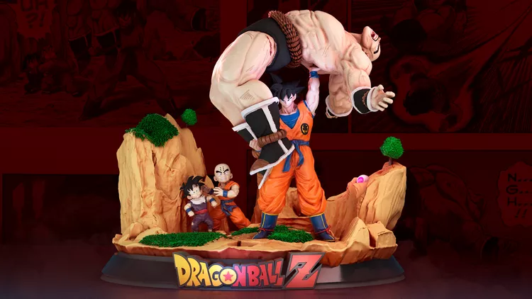 Dragon ball - Goku VS Nappa diorama