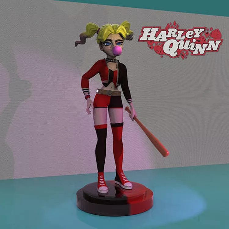 Harley Quinn with bat