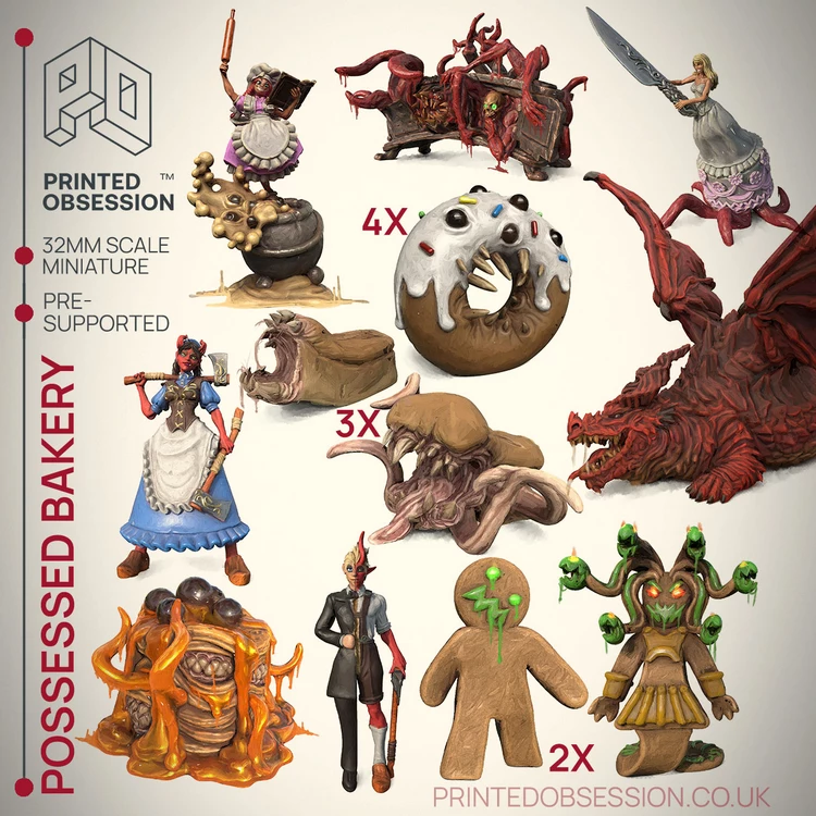 Printed Obsession - Possessed Bakery