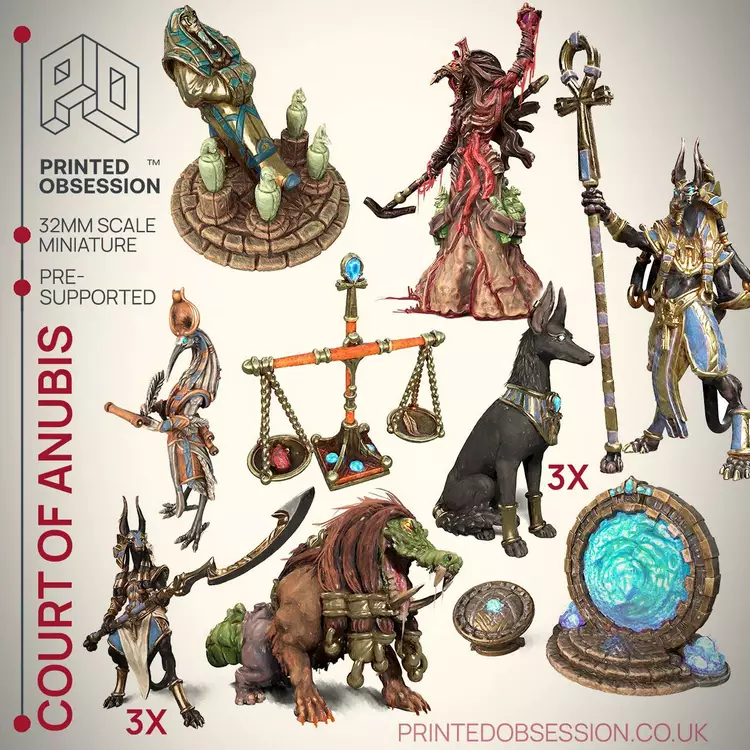 Printed Obsession - Court of Anubis - June 2023