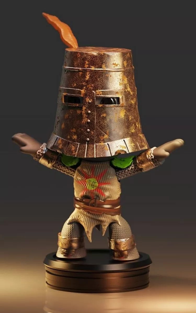 Solaire of Astora from Dark Souls on little big planet world