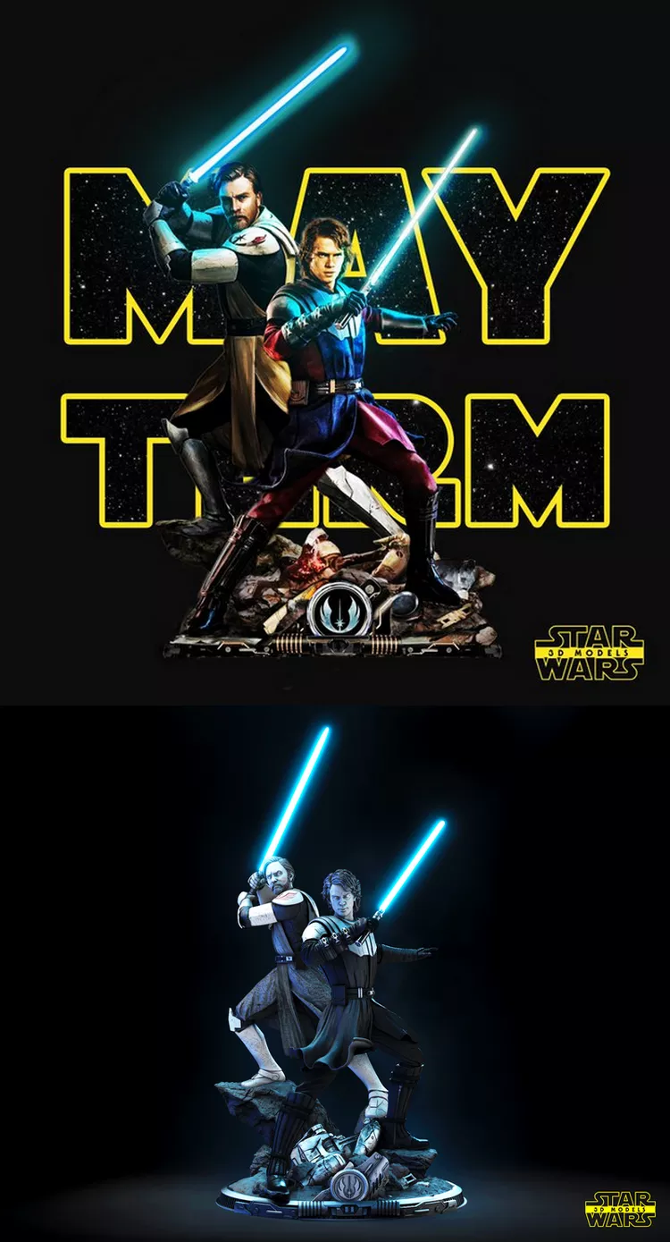 Star Wars - Anakin and Obi Wan