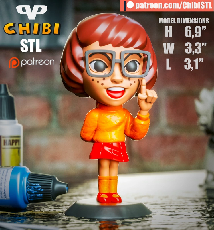 Velma Dinkley Chibi - Scooby-Doo