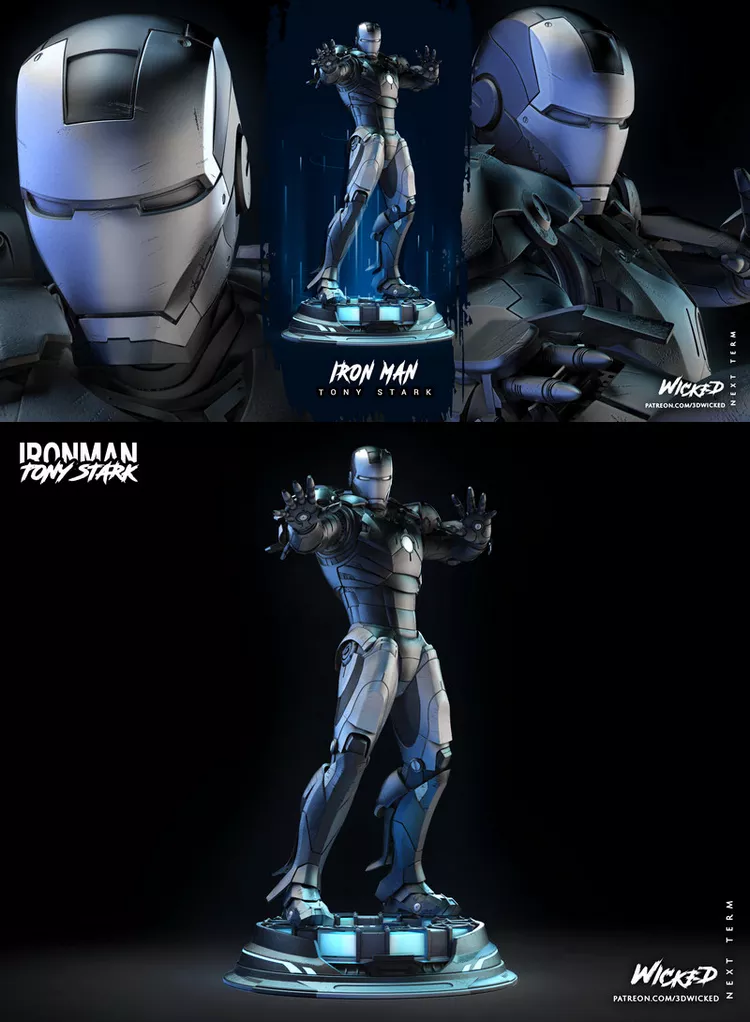 Ironman - Close and Open Armor