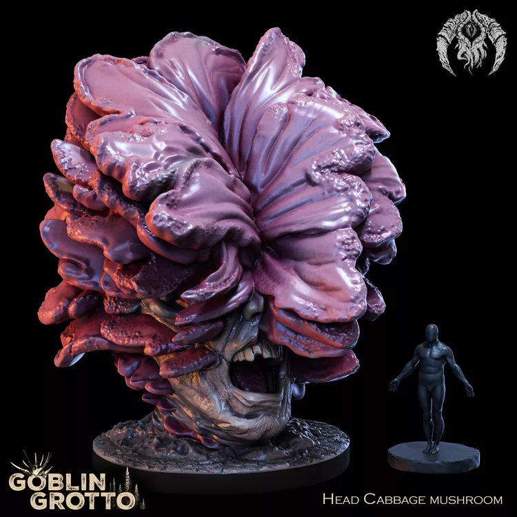 Head Cabbage Mushroom- Goblin Grotto