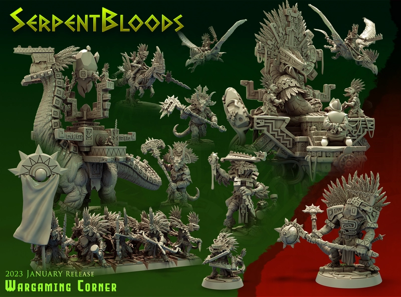 Titan Forge Miniatures - Serpent Bloods - January 2023