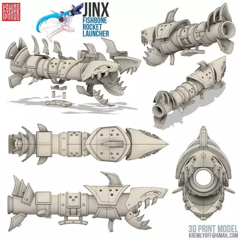 Jinx - Fishbone Rocket Launcher
