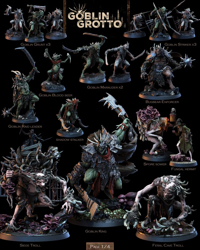 Bestiarum Miniatures - Goblin Grotto - June 2023