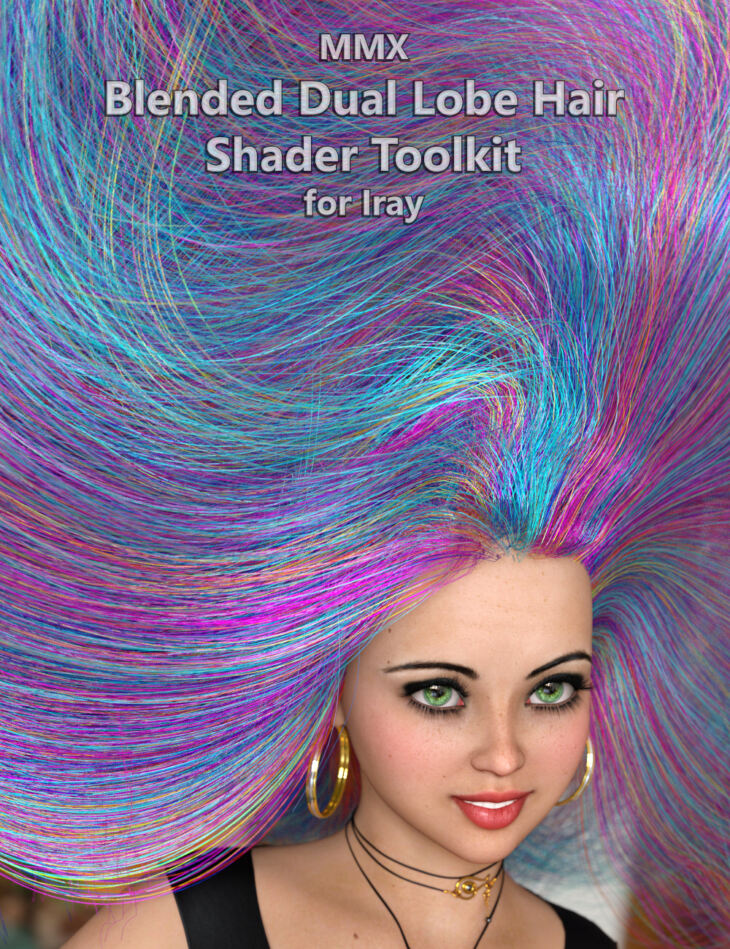 MMX Blended Dual Lobe Hair Shader Toolkit for Iray ‣ DAZ 3D & Poser ...
