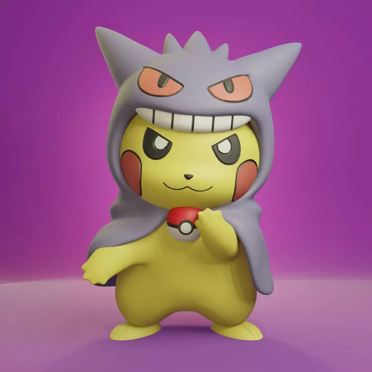 Pikachu cosplay Gengar