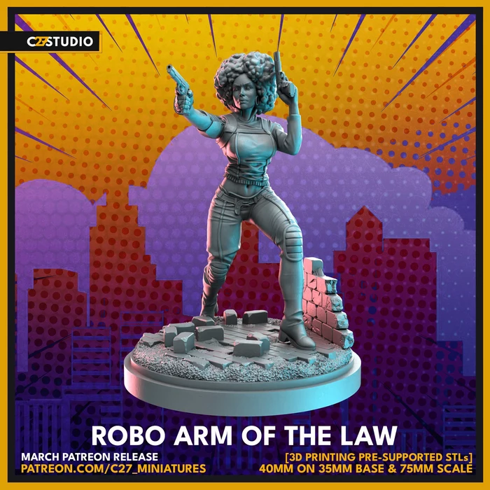 Robo Arm of the Law - Marvel Inspired - Crisis Protocol