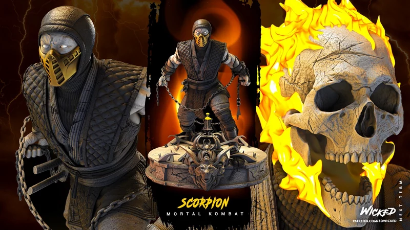 Scorpion Statue - Chitubox only