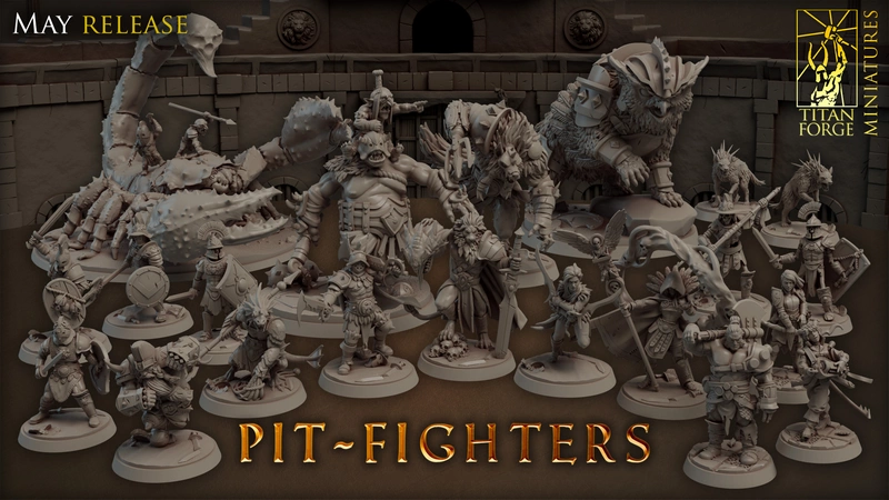 Pit fighters - Titan Forge Miniatures - 05.2021
