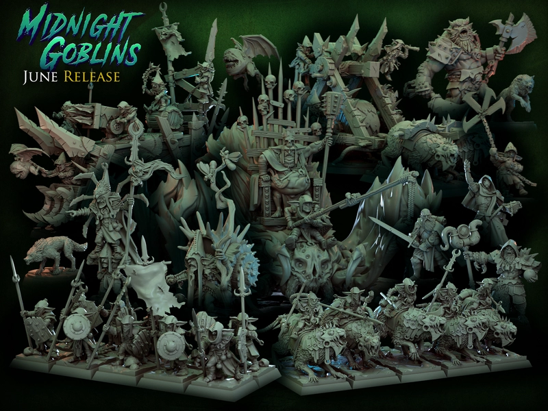 Midnight Goblins - Titan Forge Miniatures - 06.2022
