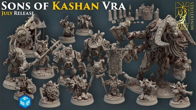 Sons of Kashan Vra - Titan Forge Miniatures - 07.2020