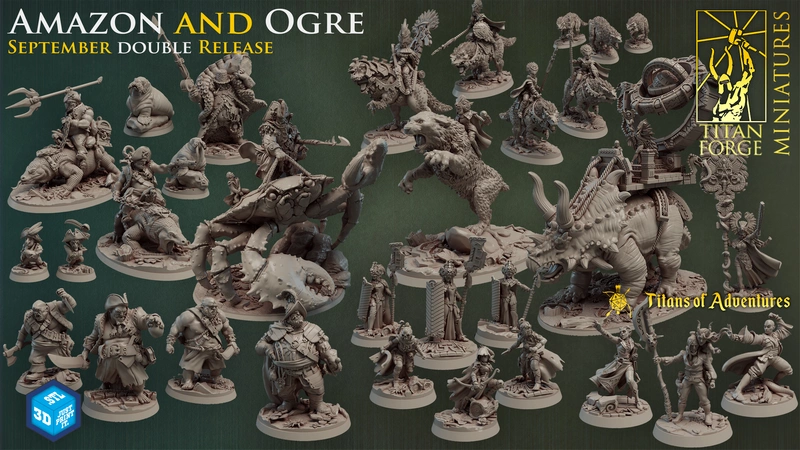 Ogre Pirates - Titan Forge Miniatures - 09.2020