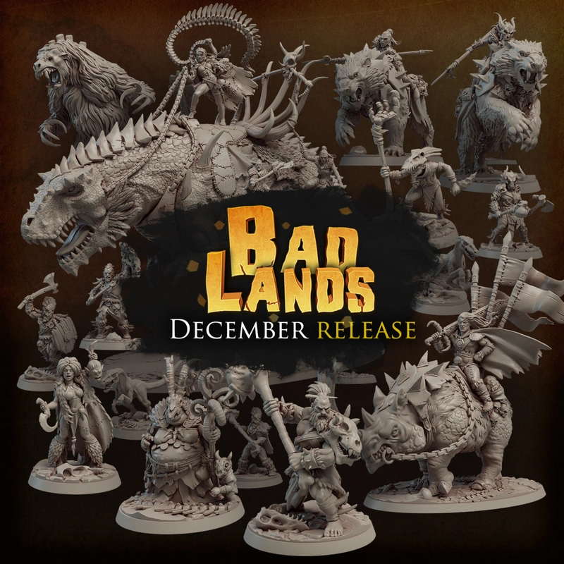Bad Lands - Titan Forge Miniatures - 12.2021