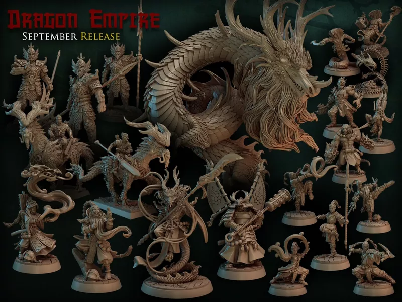 Titan Forge Miniatures - Dragon Empire - September