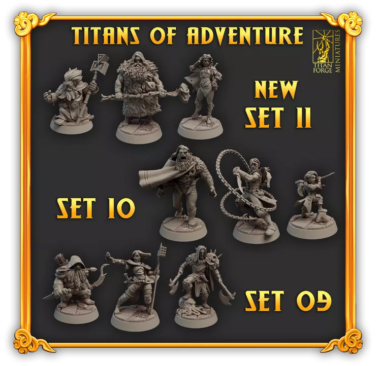 Titans of Adventure Set 9