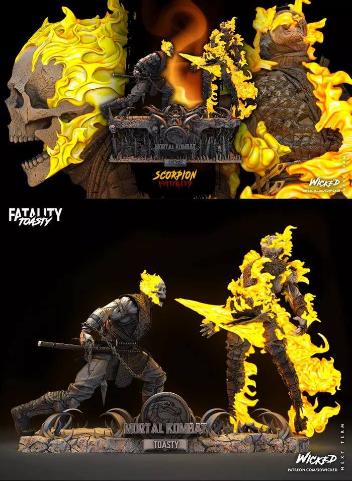 Mortal Kombat - Diorama Base Toasty