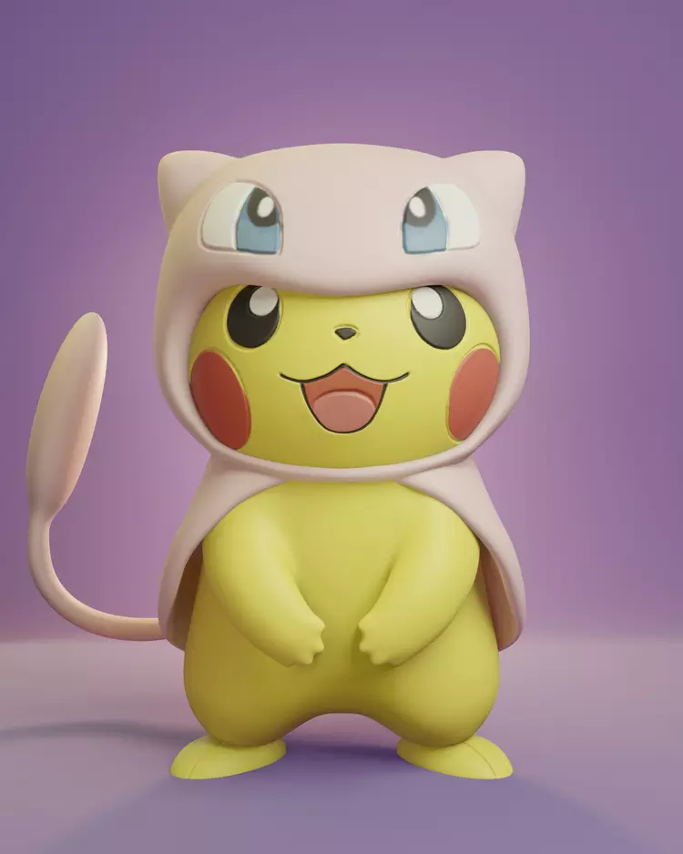 Pikachu cosplay Mewto