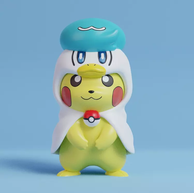 Pikachu cosplay Quaxly