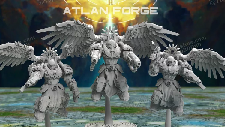 Angelic Seraphim - Warhammer 40K - Atlan Forge