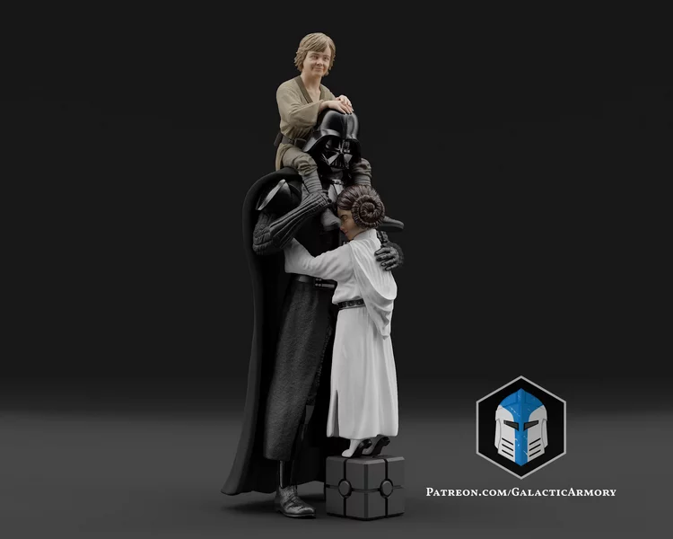 Darth Vader - Fatherhood - Luke and Leia