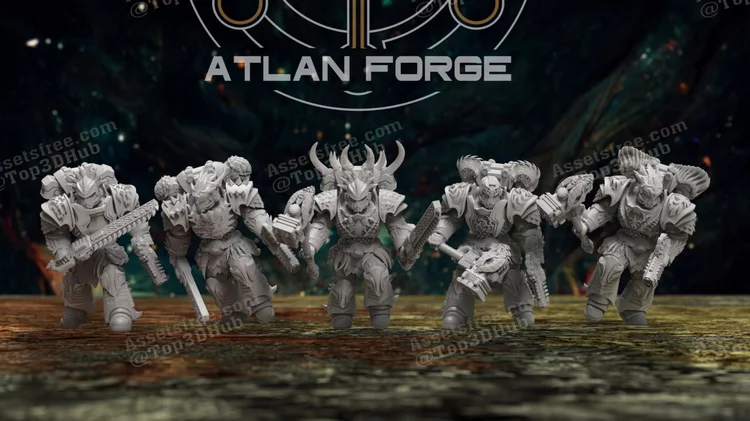 Dragon Knights - Warhammer 40K - Atlan Forge