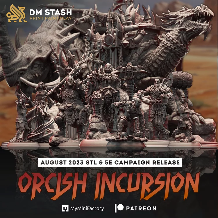 Orcish Incursion - Dungeon Master Stash - August 2023