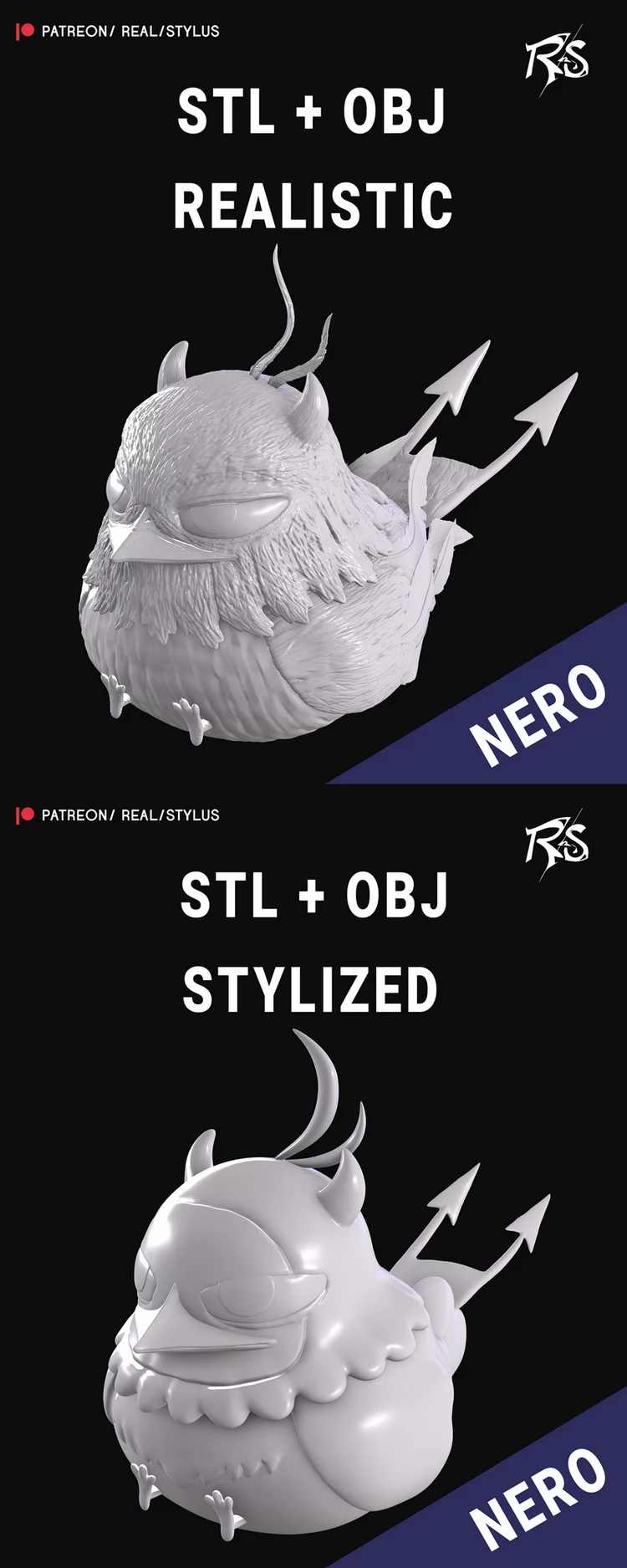 Nero Black Clover-Real Stylus