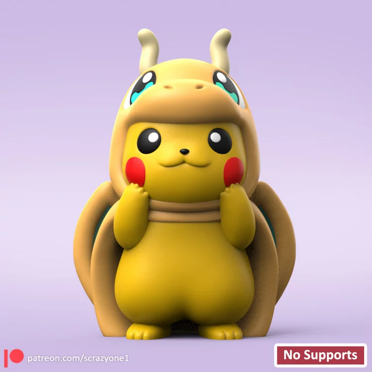 Pikachu Cosplay Dragonite