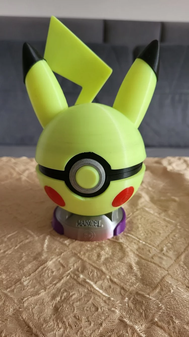 Pokeball Pikachu Pokemon Holder Box