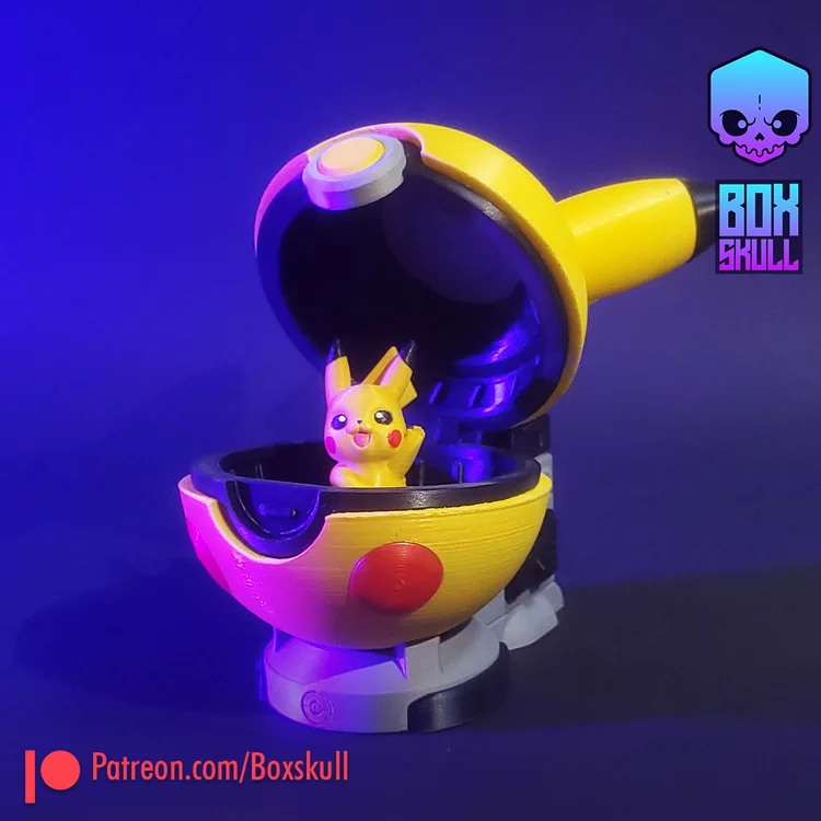Pokeball Pikachu - Pokemon Holder Box