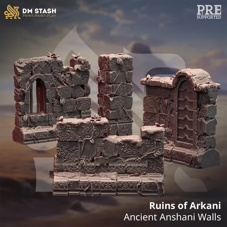 Ruins of Arkani - Ancient Anshani Walls
