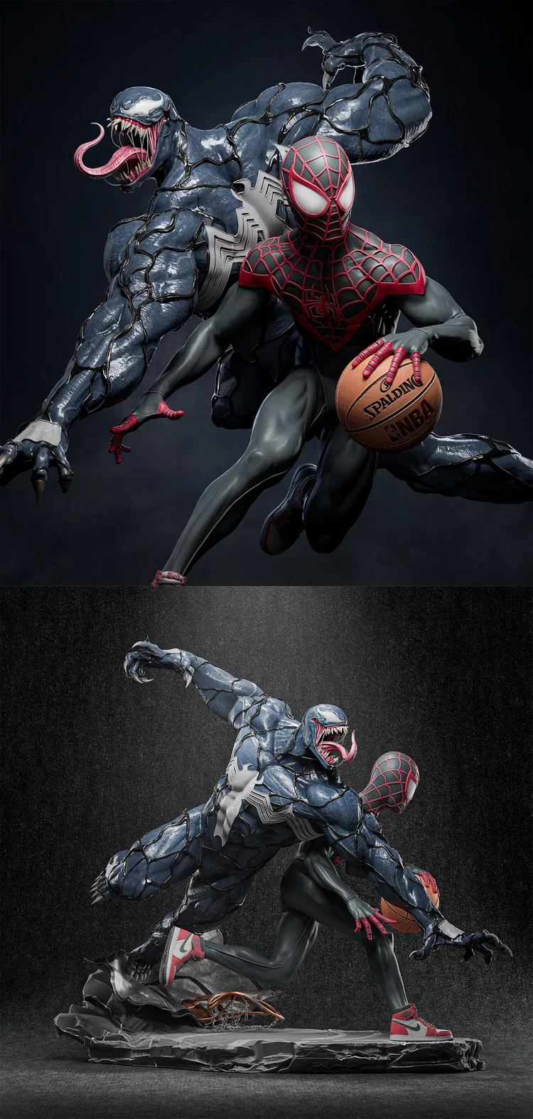 Spiderman versus Venom