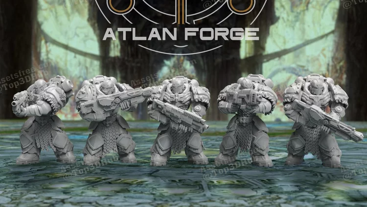 Templar Aegis Rangers - Warhammer 40K - Atlan Forge