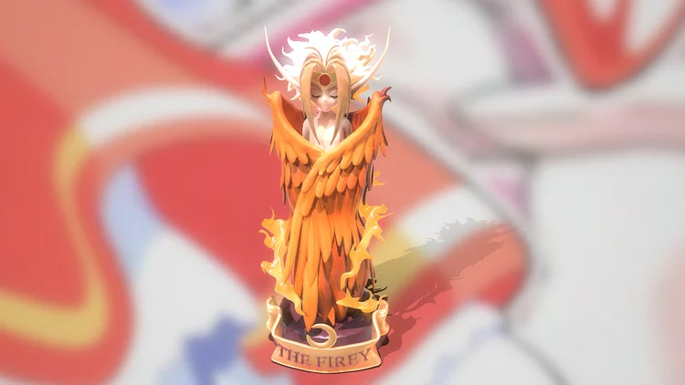 The Firey Sakura Card Captor