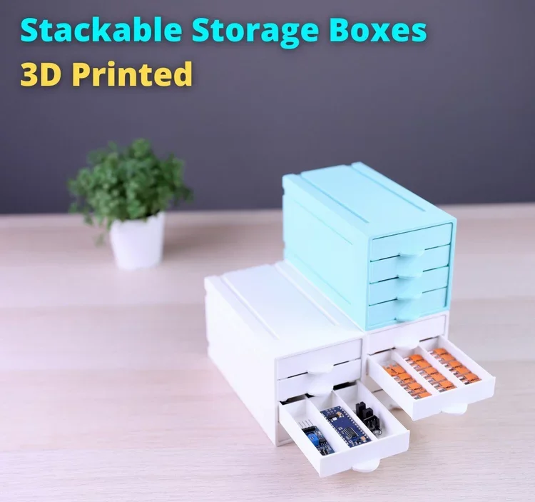 Various Stackable Storage Boxes