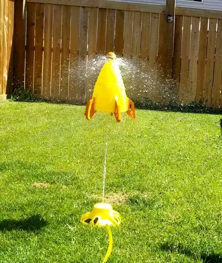 Water Sprinkler Rocket ‣ 3D print model ‣ AssetsFree.com