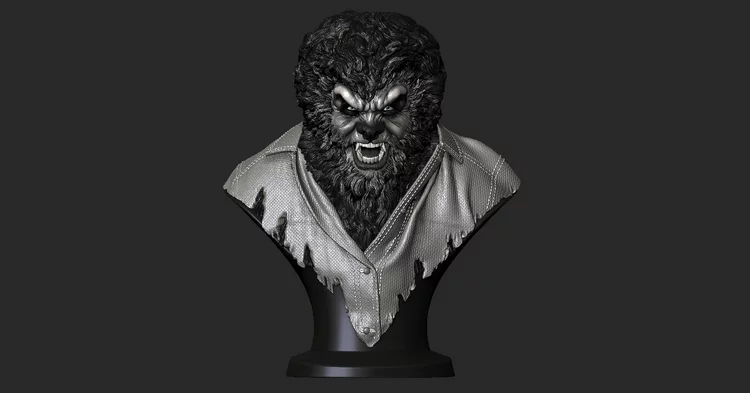 Wolfman Bust